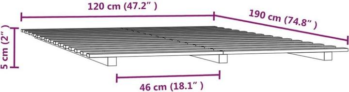 Produktbild VidaXL Rutter (120 x 190 cm)