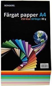 Image du produit Büngers Papier de couleur (80 g/m², 250 x, A4)