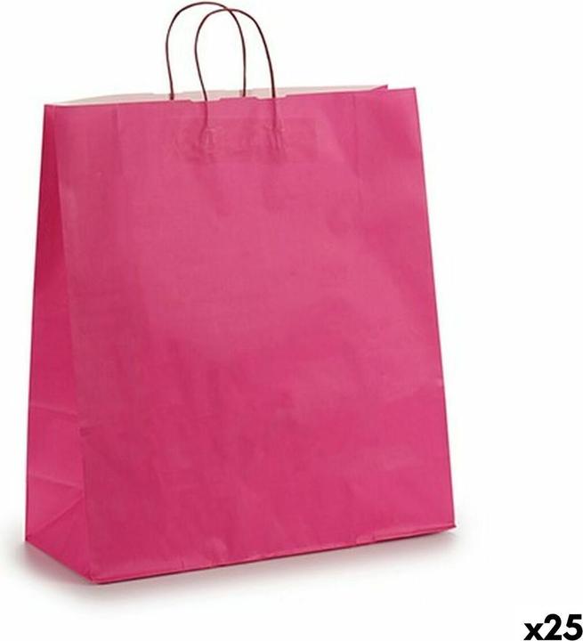 Image du produit Pincello Sacs en papier Rose 16 x 57,5 x 46 cm (25 pièces)