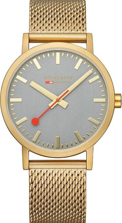 Produktbild Mondaine Classic - von der Natur inspiriert - Ip Gold (Analoguhr, 40 mm)