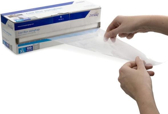 Antalis Sachet vaporisateur L clair 550x265mm 75my 100pcs/Rl - (100pcs) (Poche à douille)