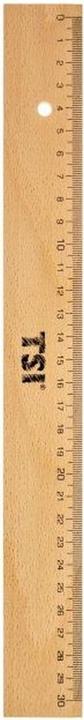 Actual product image Tsi Ruler wood 30 cm (300 mm)