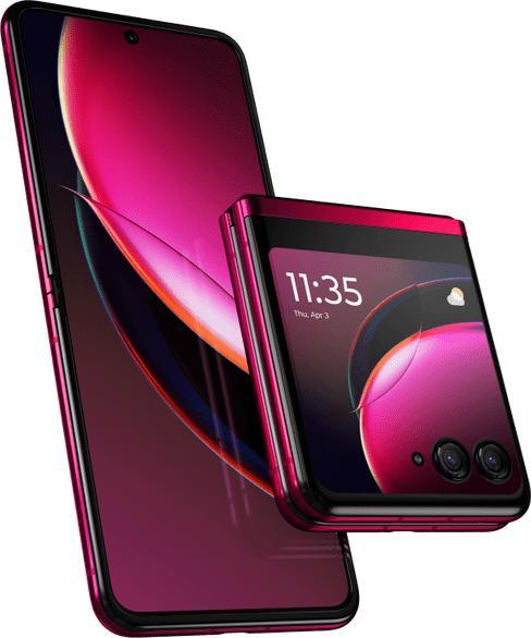 Actual product image TIM Motorola Razr 40 Ultra (256 GB, Viva Magenta, 6.89", Dual SIM, 12 Mpx, 5G)