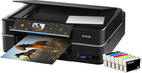 Actual product image Epson Stylus PX720WD, all-in-one, touchscreen, WLAN (Ink, Colour)