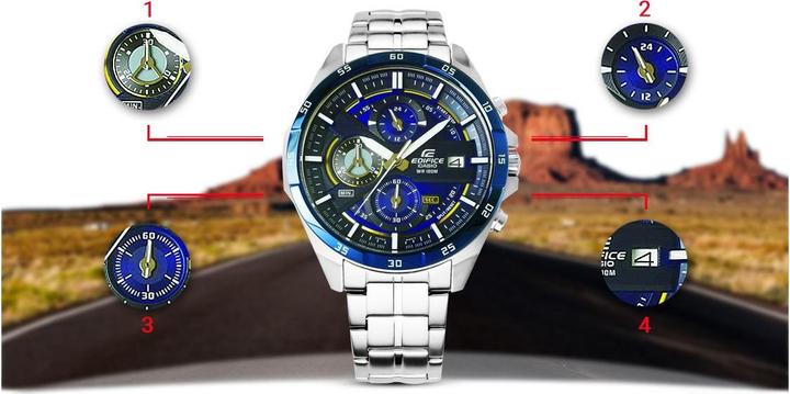 Actual product image Casio Edifice - EFR-556DB-2AVUEF (Chronograph, 49 mm)