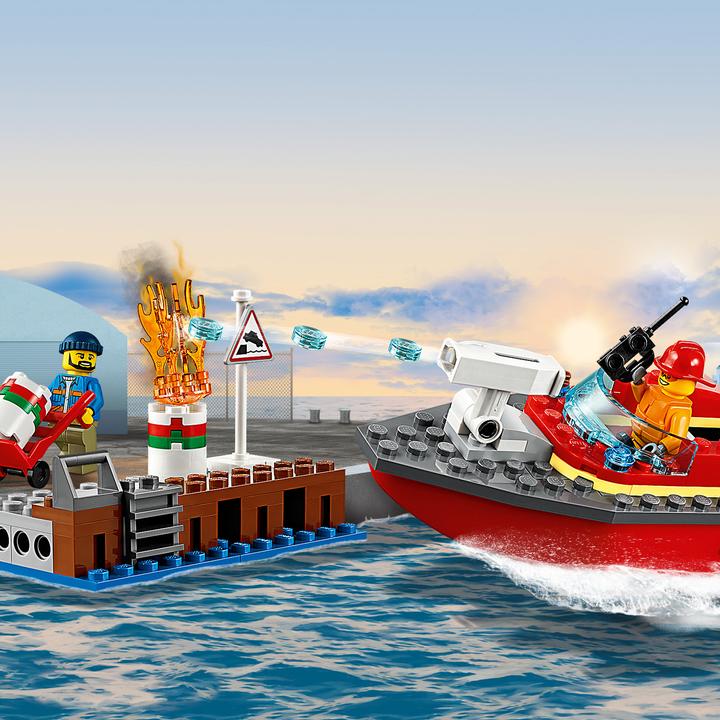 Immagine prodotto LEGO Vigili del fuoco al porto (60213, LEGO City)