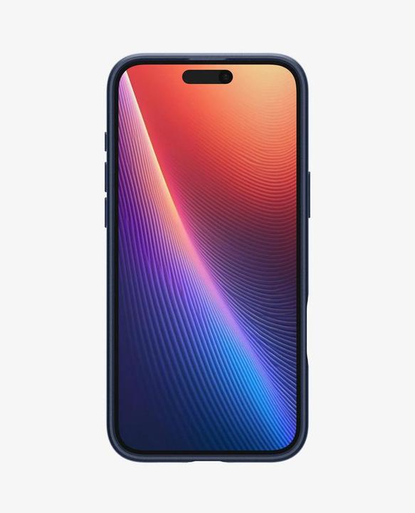 Actual product image Spigen Thin Fit (MagFit) iPhone 16 Plus Case Navy Blue (Apple iPhone 16 Plus)
