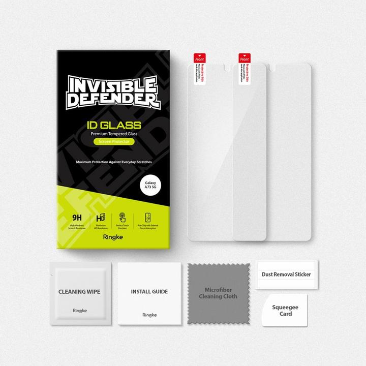 Image du produit Ringke Invisible Defender ID Glass 2.5D 0.33mm screen protector for Samsung Galaxy A73 5G (1 pièce(s), Samsung Galaxy A73 5G)
