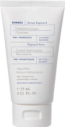 Actual product image Korres Greek Yoghurt Foaming Cream Cleanser 75ml (Foam, 75 ml)