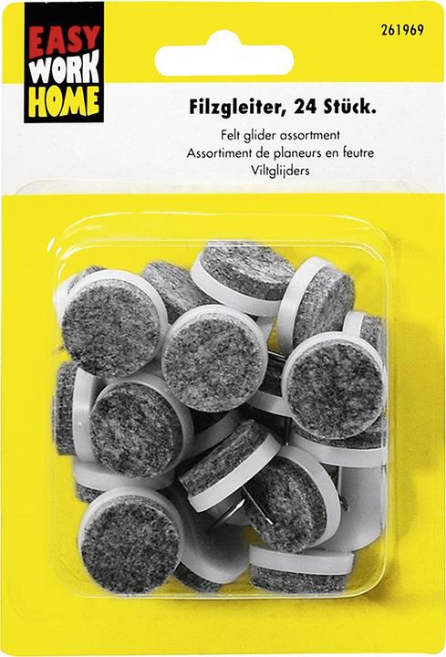 Actual product image Easy Work Felt glider set (Felt gliders, 24 Piece)