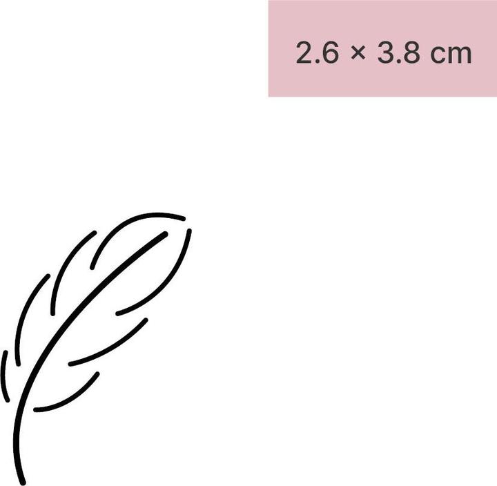 Image du produit minink Tatouage temporaire - Plume de tatouage Fineline