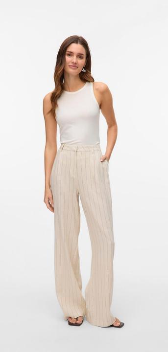 Actual product image Vero Moda VMMINDY Mid-rise waist trousers Wide leg trousers (W42/L30)