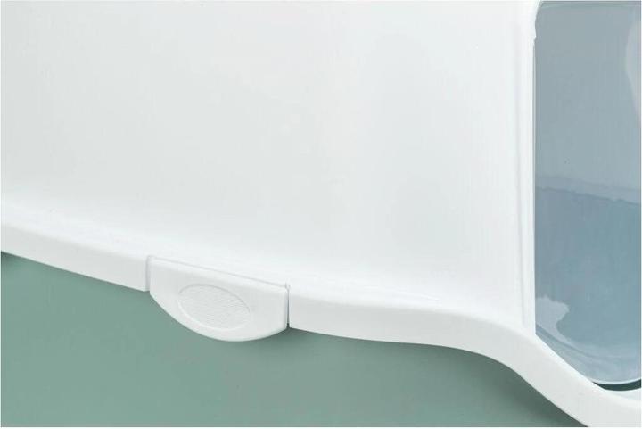 Immagine prodotto Trixie Lettiera per gatti Vico con coperchio, verde/bianco (Lettiera per gatti chiusa)