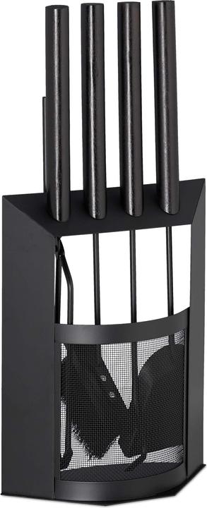 Produktbild Relaxdays Kaminbesteck (28.5 x 16 x 61 cm)