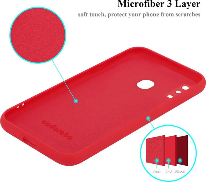 Actual product image Cadorabo TPU Liquid Silicone Case Cover (Samsung Galaxy A20, Samsung Galaxy M10s, TCL A30)