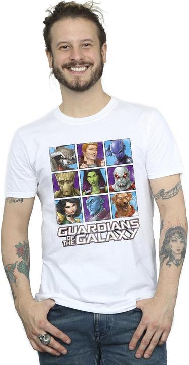 Produktbild Guardians of the Galaxy Character Squares TShirt (3XL)