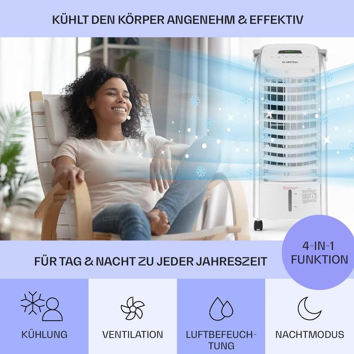Image du produit Klarstein Climatisation sans tuyau d'évacuation Blanc
