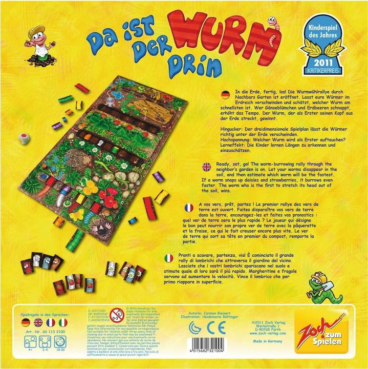 Actual product image Zoch There's the worm in it (German, French, Italian)