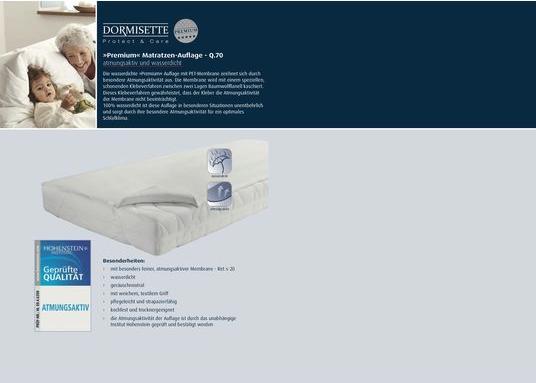 Actual product image Dormisette Mattress topper Premium (90 x 200 cm)