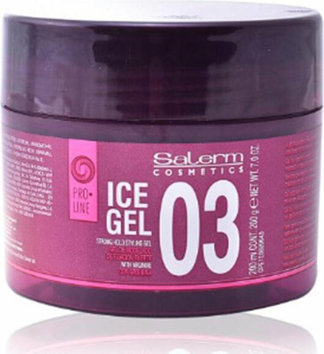 Produktbild Salerm ICE GEL 03 strong hold styling gel 200 ml (Haargel, 200 ml)