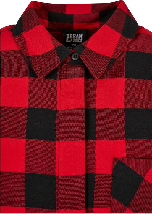 Actual product image Urban Classics Ladies Oversized Check Flannel Shirt Dress (M)