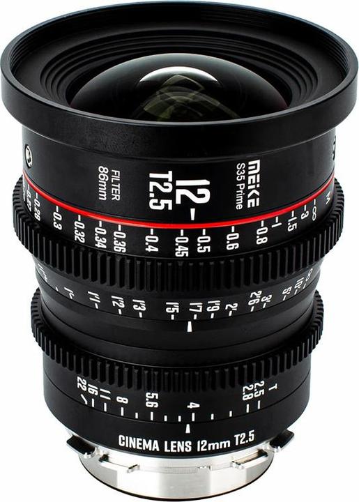 Produktbild Meike 12mm T2.5 Super 35 Prime Cinema Lens PL Mount (L-Mount)