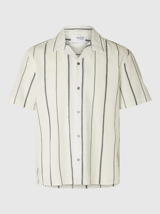 Actual product image Slhrelaxnew-Linen Shirt Ss Resort (XXL)