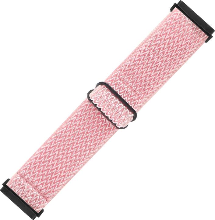 Image du produit Cover-Discount Fitbit Versa 4 / Sense 2 - Bracelet de remplacement en nylon rose (Nylon)