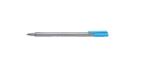 Actual product image Staedtler 334 Fineliner triplus neon blue (Light blue, 1 x)