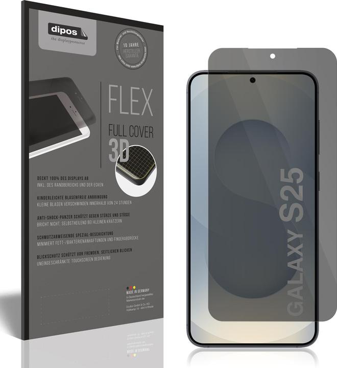 Image du produit Dipos Privacy Film de Protection d’écran Full Cover (1 pièce(s), Samsung Galaxy S25)