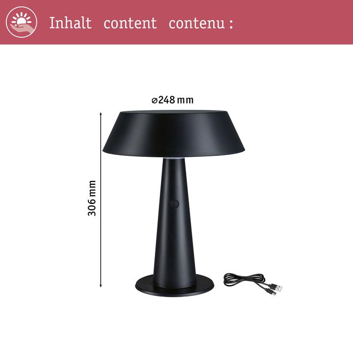 Actual product image Paulmann Solar table lamp Soala (320 lm)