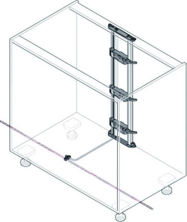 Actual product image Blum Servo-Drive carrier profile (1 pcs.)