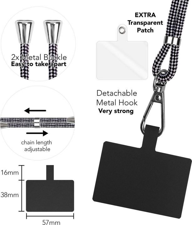 Immagine prodotto Nalia Collana universale per cellulare con cuscinetto