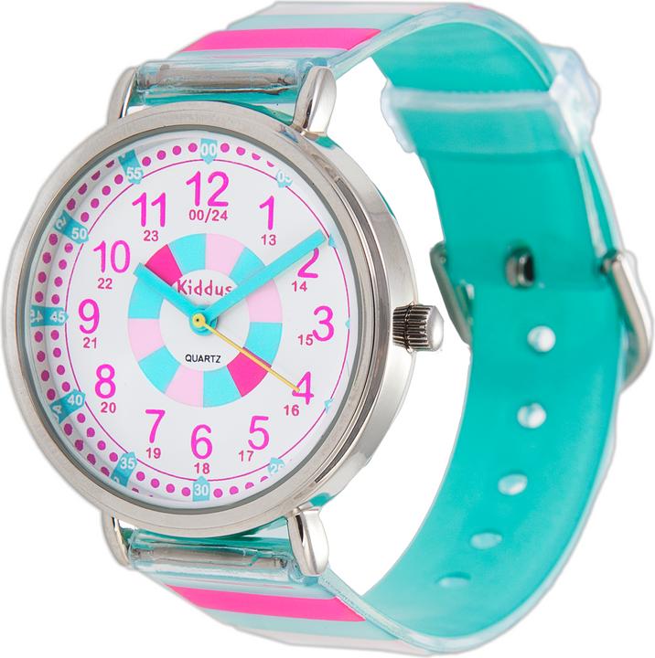 Image du produit Kiddus Time Teacher Turquoise (Montre analogique, 33 mm)
