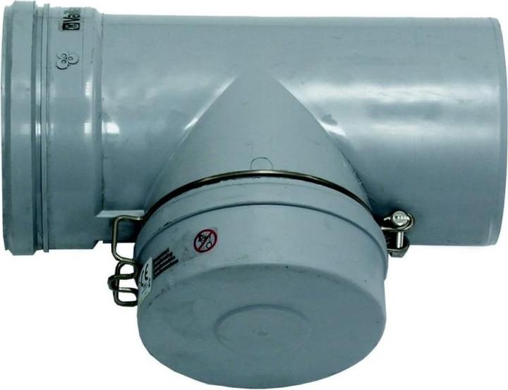 Actual product image Vaillant Inspection element for rigid flue gas pipe DN 130. PP