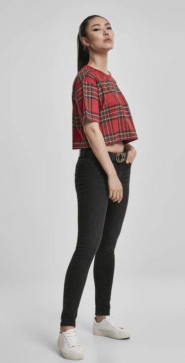 Produktbild Urban Classics Ladies AOP Tartan Short Oversized Tee (XS)