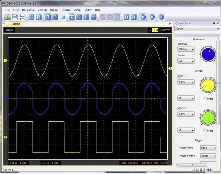 Image du produit Voltcraft Oscilloscope USB DSO-2020 USB 2 (CAT I)