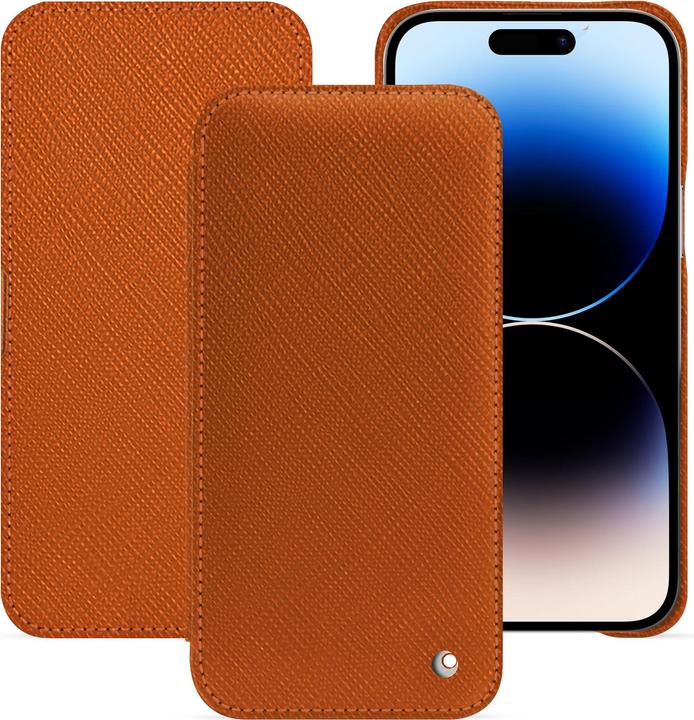 Noreve Horizontal leather flap shell (Apple iPhone 15 Pro Max)