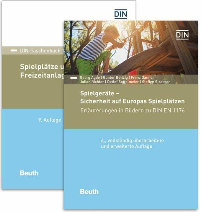 Produktbild Sichere Spielplätze und Spielplatzgeräte (Deutsch, Franz Danner, Detlef Settelmeier, Günter Beltzig, Georg Agde, Julian Richter, 2023)