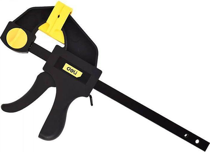 Actual product image Deli Tools Quick Bar Clamp 6" EDL110106