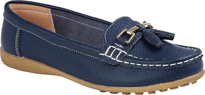 Boulevard Halbschuhe Quaste Leder