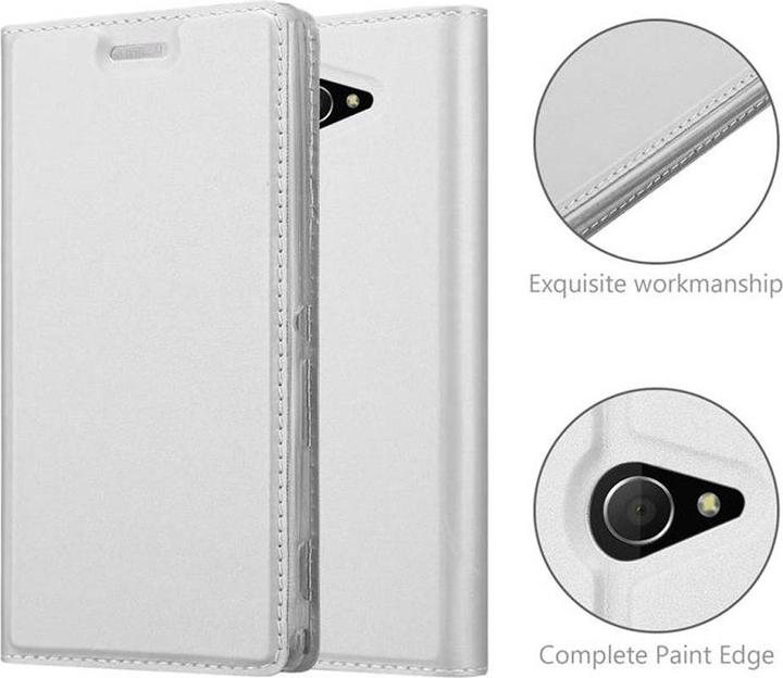 Actual product image Cadorabo Book Classy Style Cover (Sony Xperia M2, Sony Xperia M2 Aqua)