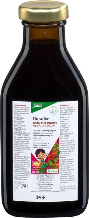 Produktbild Floradix Eisen für Kinder (1 Stück, Flüssigkeit, 606 g)