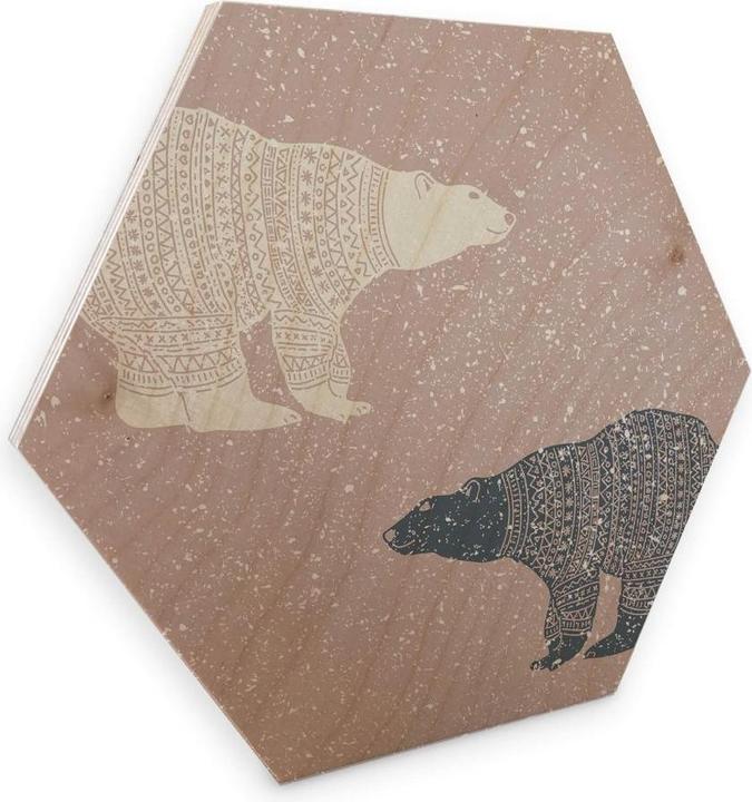 Produktbild Trenddeko Polarbären (75 x 65 cm)
