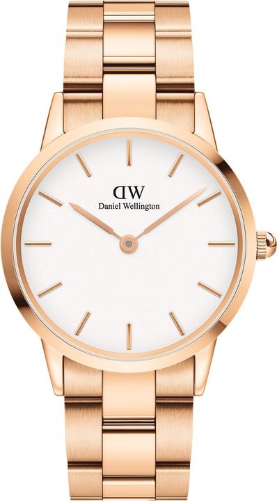Daniel Wellington Iconic Link White Rose Gold (36 mm) (Analoguhr, 36 mm)