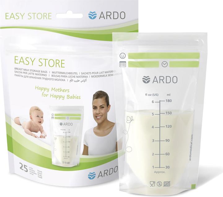 Actual product image Ardo Easy Store Breast Milk Bag