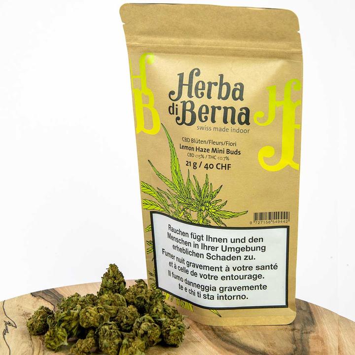Produktbild Herba di Berna Lemon Haze Mini-Buds 21g (21 g, Indoor)