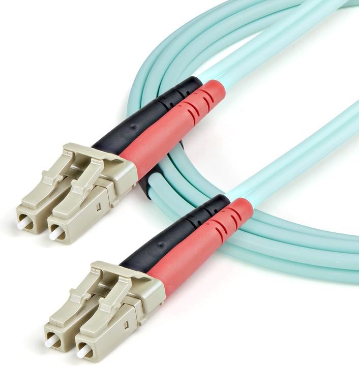 Actual product image StarTech 1m Aqua Fiber Patch Cable (1 m)