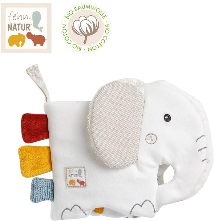 Produktbild Fehn Stoffbuch Elefant NATUR (Deutsch)
