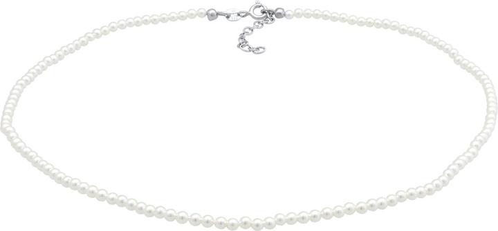 Image du produit Elli Collier Choker perles de coquillage 925 argent (Argent sterling 925, Plastique, Perles de coquillages, Pas de perle, 36 cm)